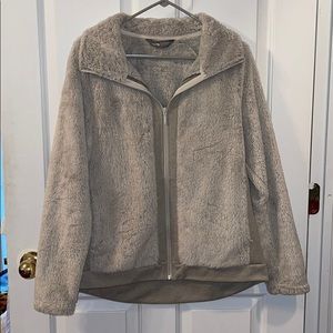 The North Face Fleece Zip Up Jacket gray size L